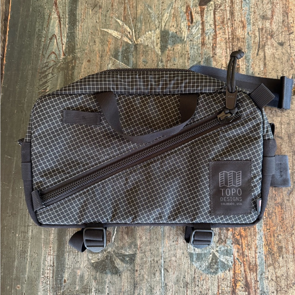 Topo Designs Quickpack - Made in USA - Black Ripstop